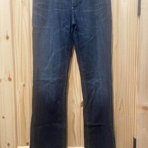 7 For All Mankind Women's Navy and Blue Jeans